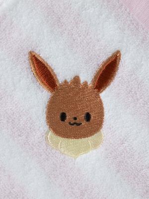 赤ちゃん お風呂・ベビースキンケア|【monpoke】モンポケループ付きタオルハンカチ|ピンク
