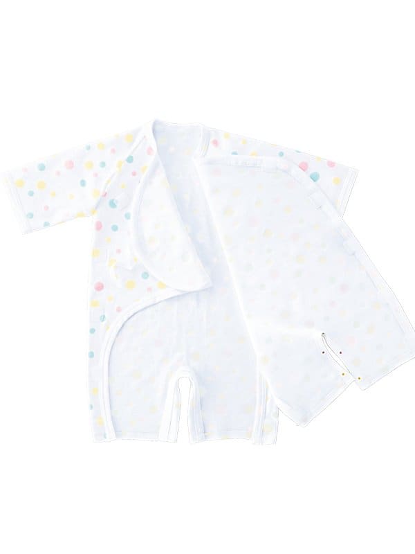 ロンパース・カバーオール|【日本製】スプレッドプラス ドット長袖