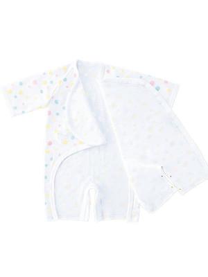 ロンパース・カバーオール|【日本製】スプレッドプラス ドット長袖