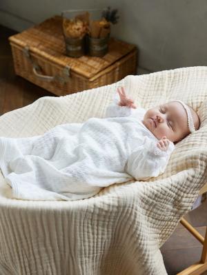 セレモニードレス|春 夏 秋 冬【日本製】退院ドレス|オフホワイト