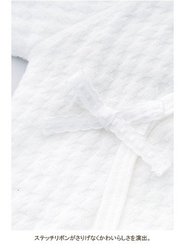 セレモニードレス|春 夏 秋 冬【日本製】退院ドレス|オフホワイト