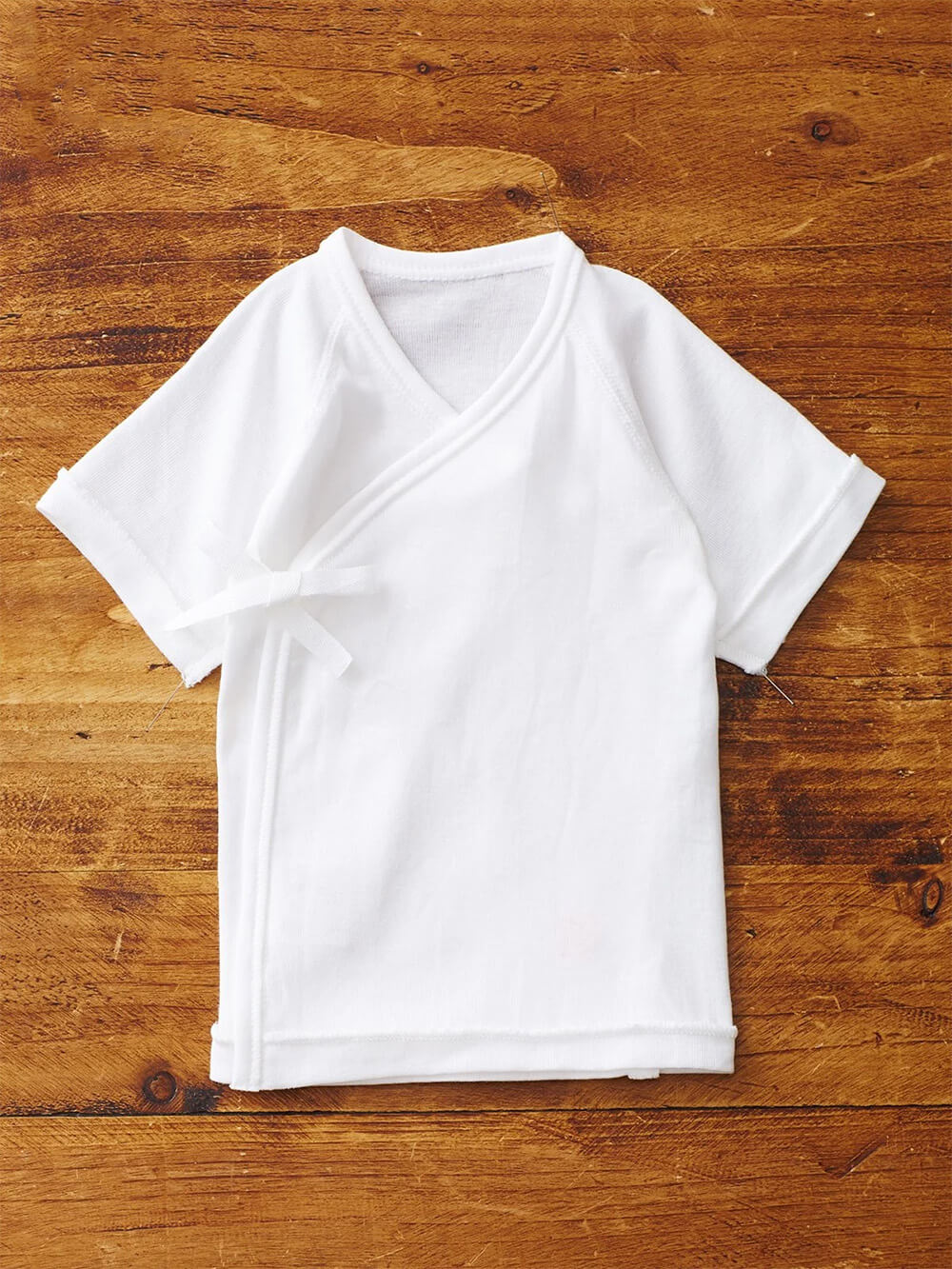 コンビ肌着・新生児/ベビー肌着|【日本製】ミニ短肌着|オフホワイト