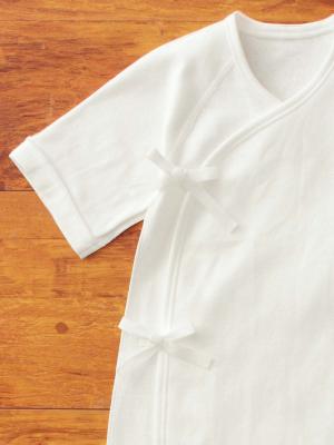 コンビ肌着・新生児/ベビー肌着|【日本製】ミニAライン肌着|オフホワイト