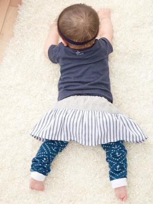 ベビー スカート|ANGELIEBEオリジナル  ブルマ付きストライプスカート