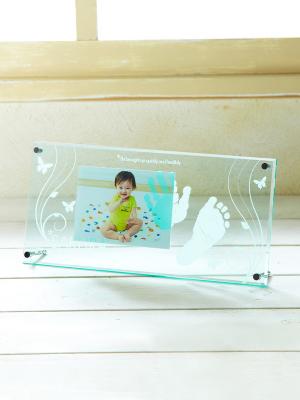 メモリアルグッズ|【ちあき工房】メモリアルフレーム（クリスタル調）|リーフ