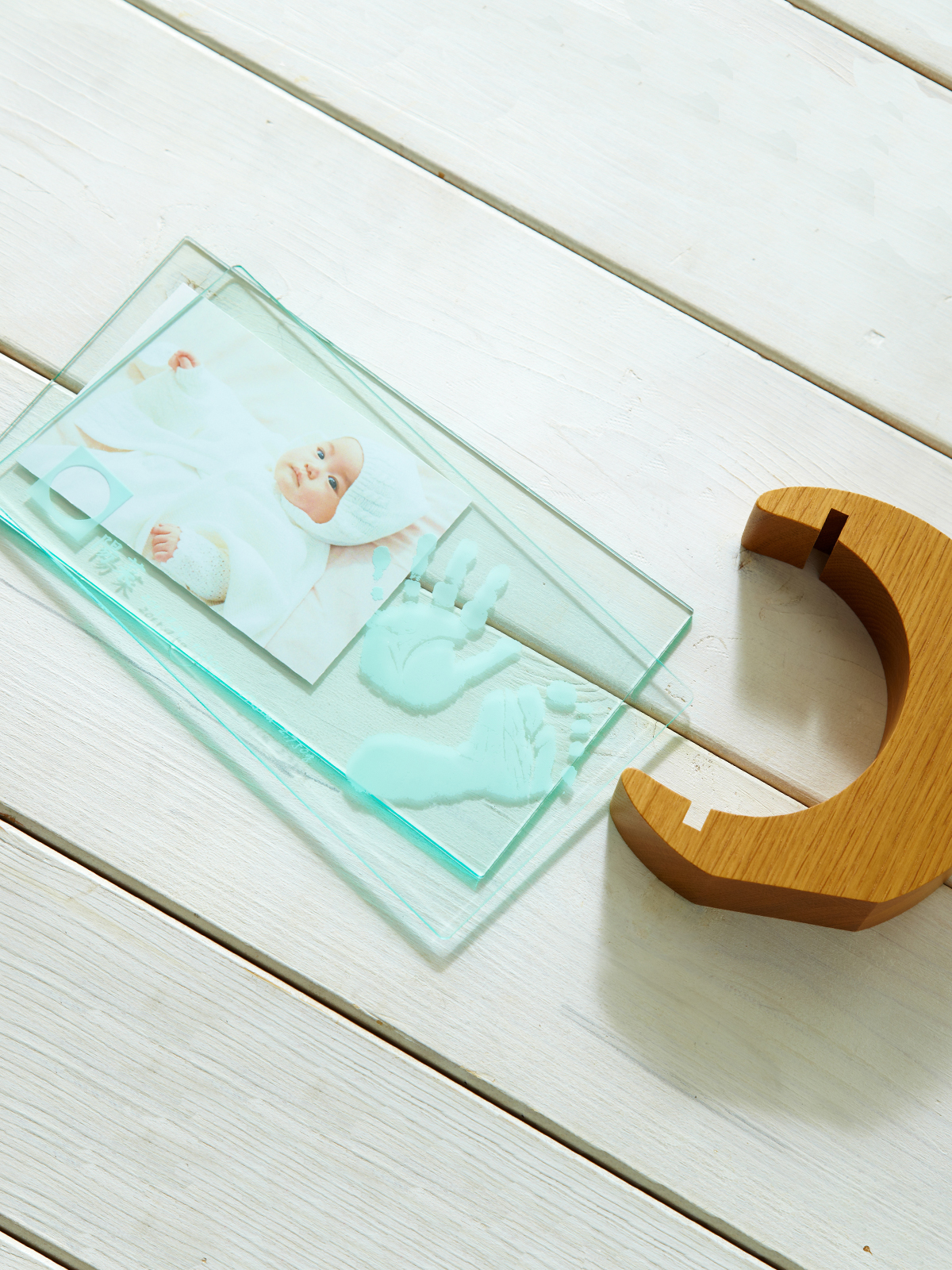 メモリアルグッズ|【ちあき工房】ムーンフォトスタンド|－