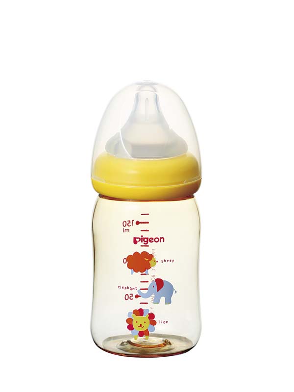 【ANGELIEBE/エンジェリーベ】 ピジョン 母乳実感哺乳びん(プラスチック) アニマル 160ml