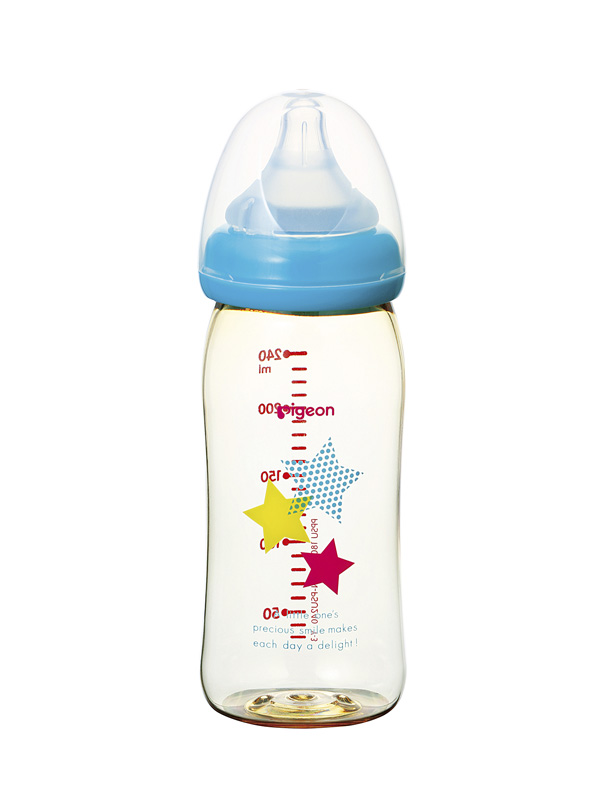 【ANGELIEBE/エンジェリーベ】 ピジョン 母乳実感哺乳びん(プラスチック) スター 240ml