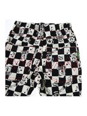 ベビー パンツ|【ベビー服】【BITZ】4色2柄カットソーパンツ