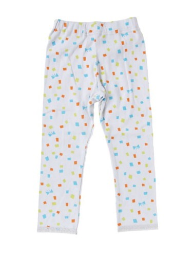 ベビーシューズ・ファーストシューズ・ベビー靴下|【ベビー服】Petit jam(プチジャム)総柄8分丈スパッツ|ライトグレー