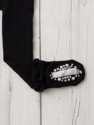 ベビーシューズ・ファーストシューズ・ベビー靴下|【日本製】裾メローフリルタイツ