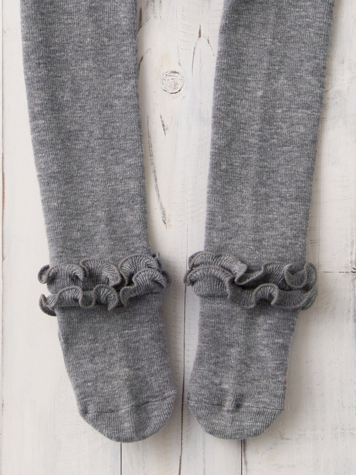 ベビーシューズ・ファーストシューズ・ベビー靴下|【日本製】裾メローフリルタイツ