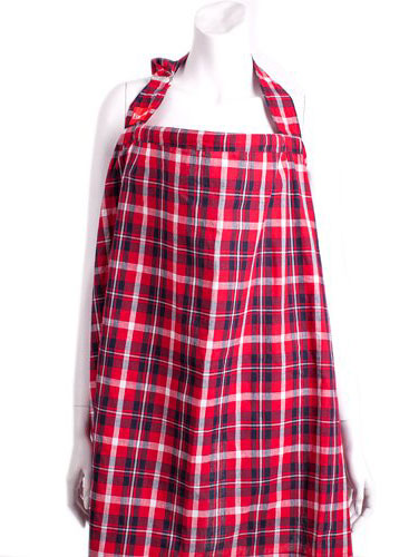 授乳 ケープ|【日本製】エスメラルダ 授乳カバー|タータンレッド