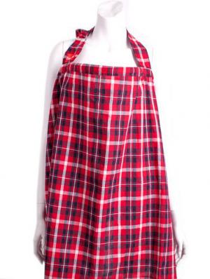 授乳 ケープ|【日本製】エスメラルダ 授乳カバー|タータンレッド