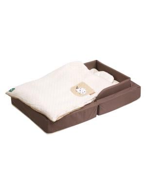 Amazon.co.jp: ファルスカ farska コンパクトベッド フィット ベージュ 746069 : ベビー＆マタニティ