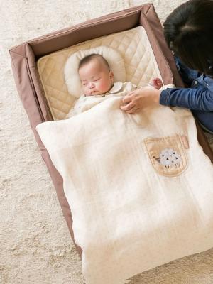ベビーベッド・布団|farska（ファルスカ）コンパクトベッドフィットオーガニック|モカ