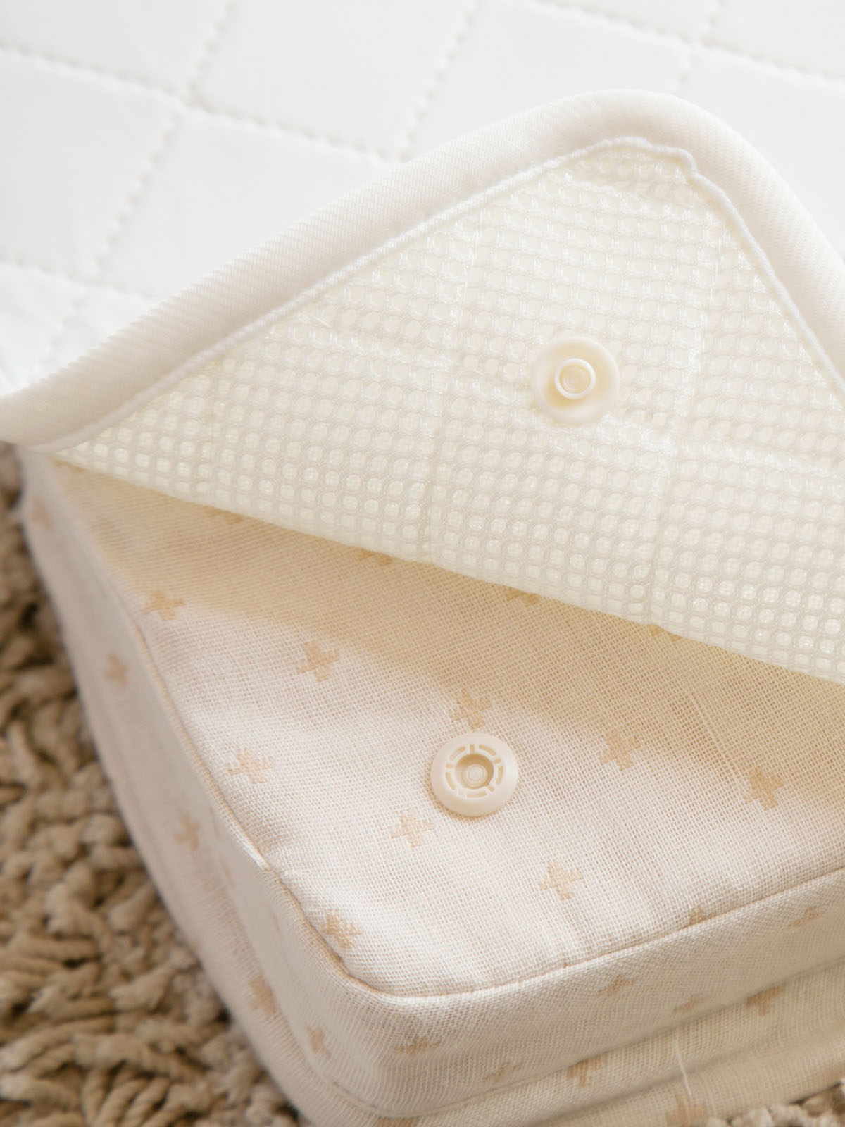 ベビーベッド・布団|farska（ファルスカ）ベッドインベッドフレックス用敷きパッドCool