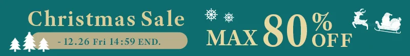 MAX80%OFFクリスマスセール