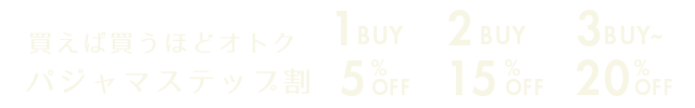買うほどおトク！ステップアップ割引祭