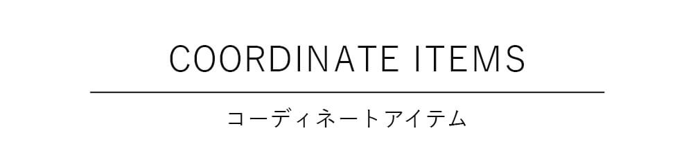 コーディネートアイテム