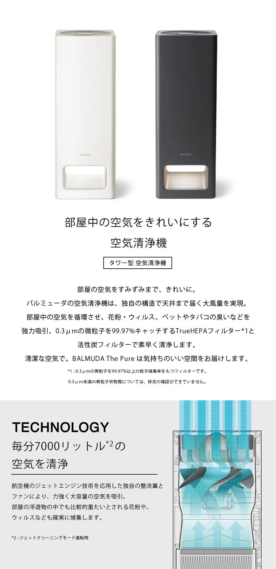 【BALMUDA】BALMUDA The Pure