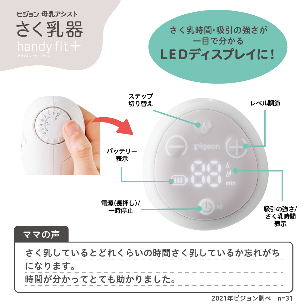 さく乳器アシスト 電動Handy Fit