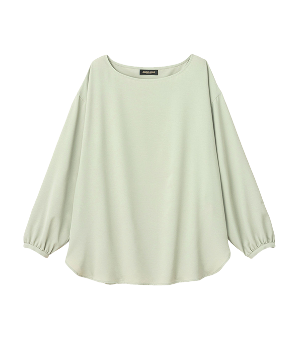 半袖ワイドリブTシャツ