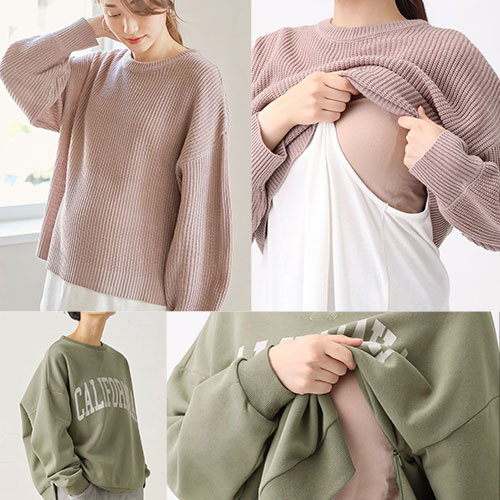 授乳機能付きトップス