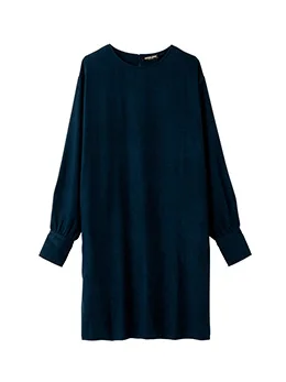 微起毛ツイルミニワンピース