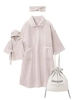 【親子コーデ】2WAYトート付き　バスタイム　4点セット