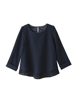 ストレッチジョーゼットトップス