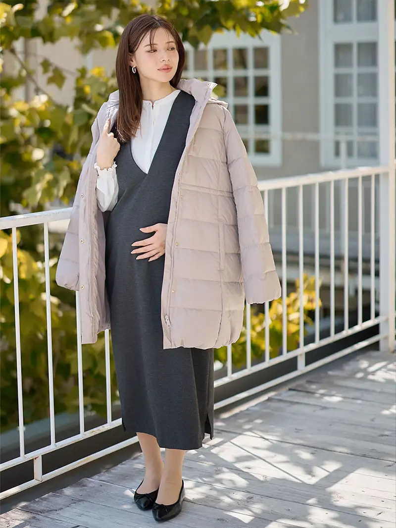 ポンチロングジャンパースカート