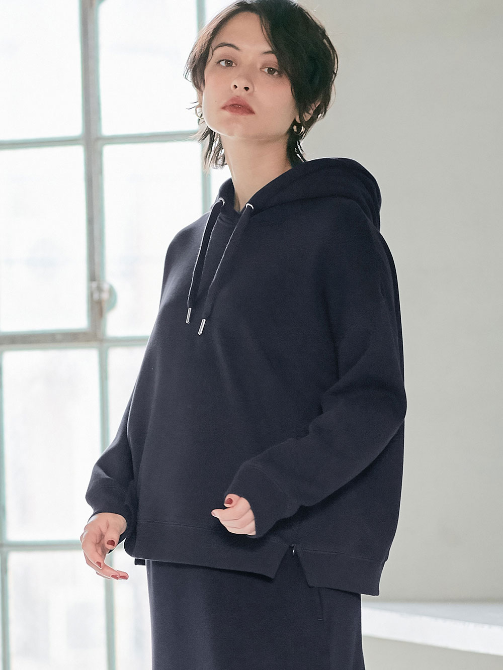 裏シャギーあったかパーカー